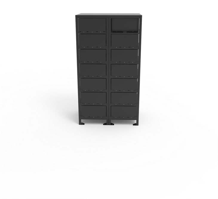 High Voltage Rack Storage Battery Cluster 208S(1+13)